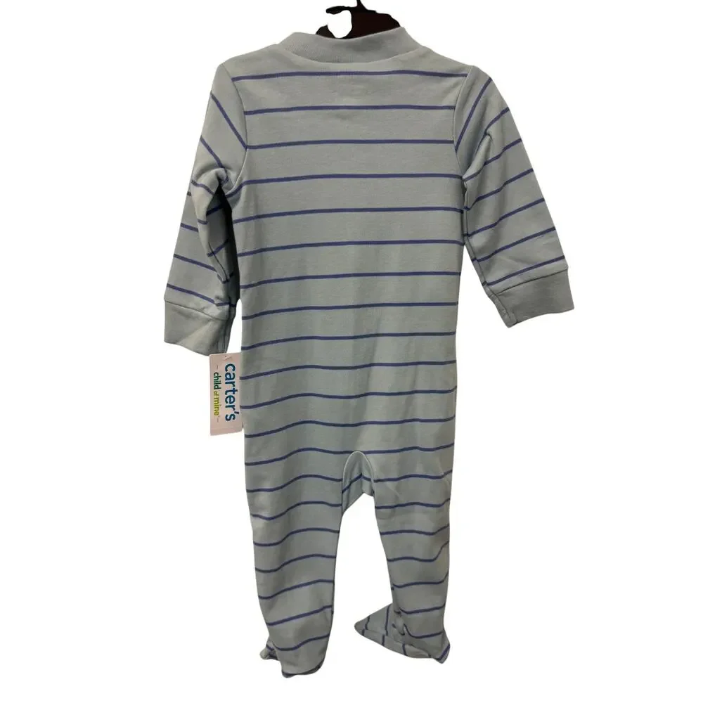 Carter's Child of Mine Baby Cotton One Piece Sleep N Play Sizes 6/9 Months